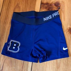 Blue nike pro